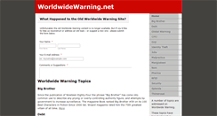 Desktop Screenshot of gmo.worldwidewarning.net